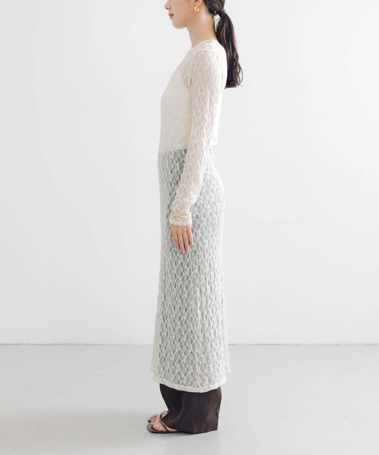 URBAN RESEARCH「ストレッチレースカットワンピース」|ワンピース|