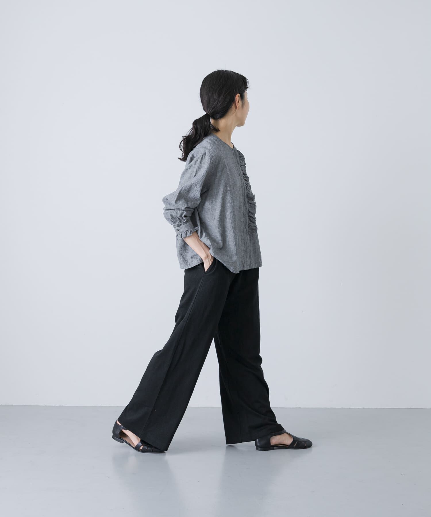 かぐれ「リネンカットイージーパンツ」|その他|