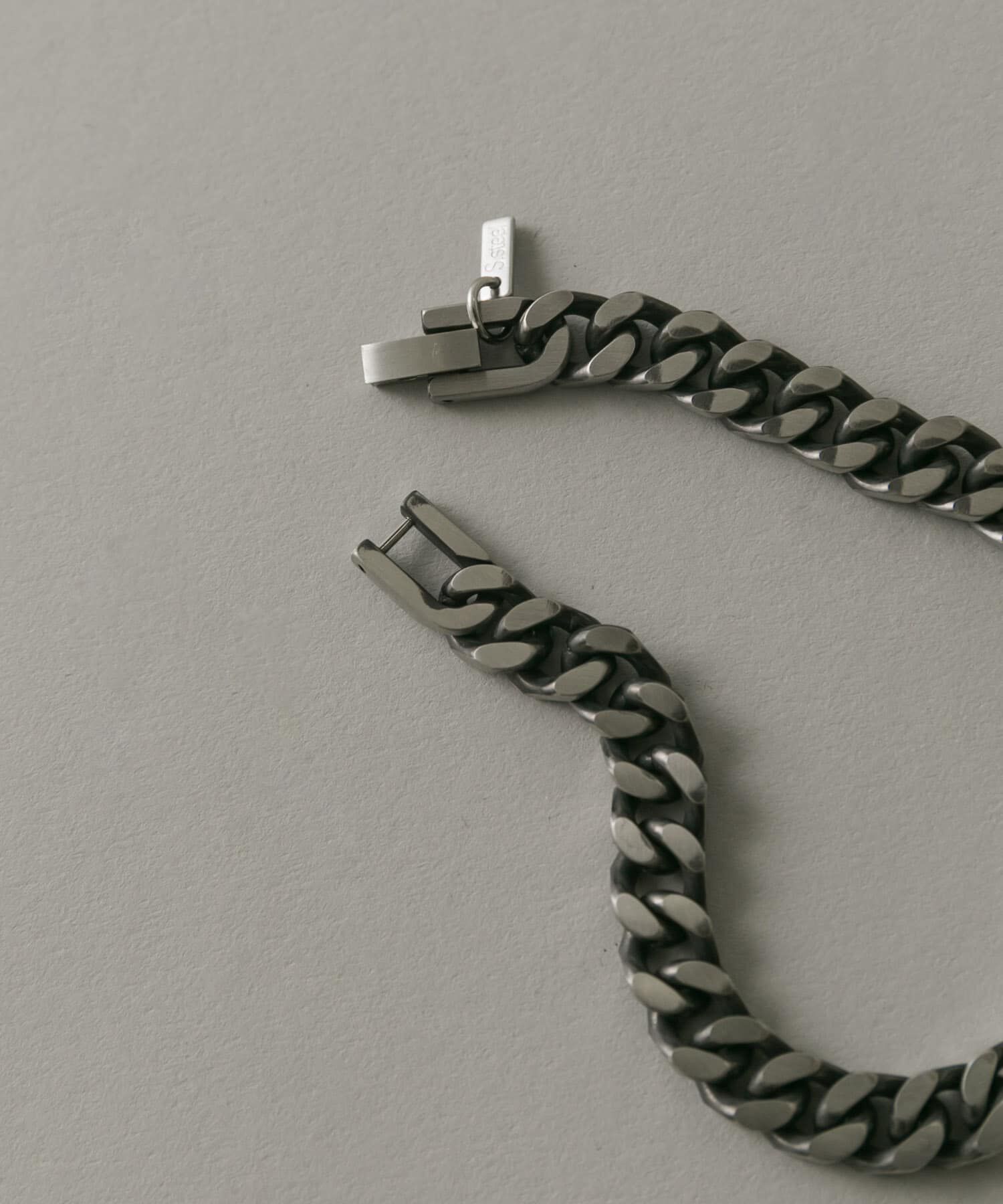 SMELLY「ステンレスマットキヘイチェーンブレスレット」|ブレスレット・バングル|