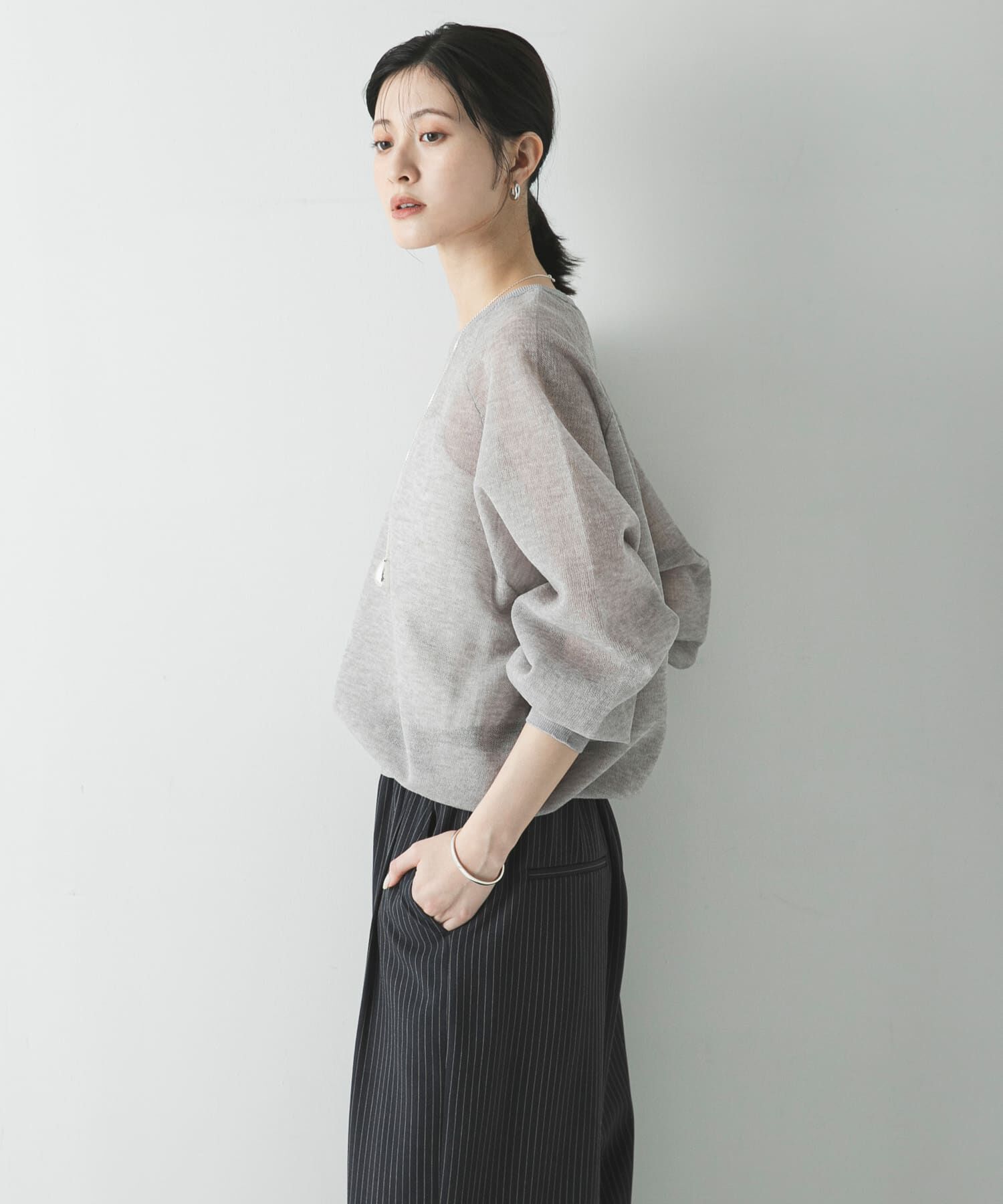 URBAN RESEARCH「リネン混スポンディッシュニット」|ニット・セーター|