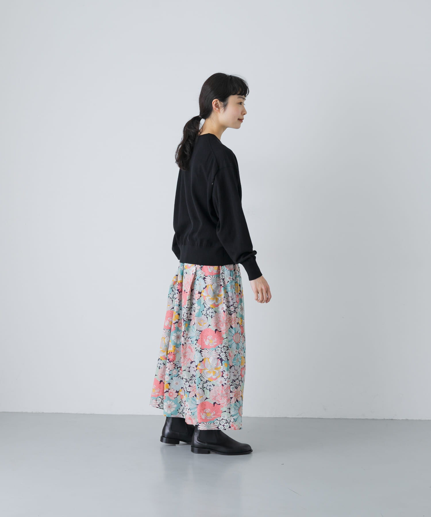 かぐれ「リバティプリントスカート」|スカート|