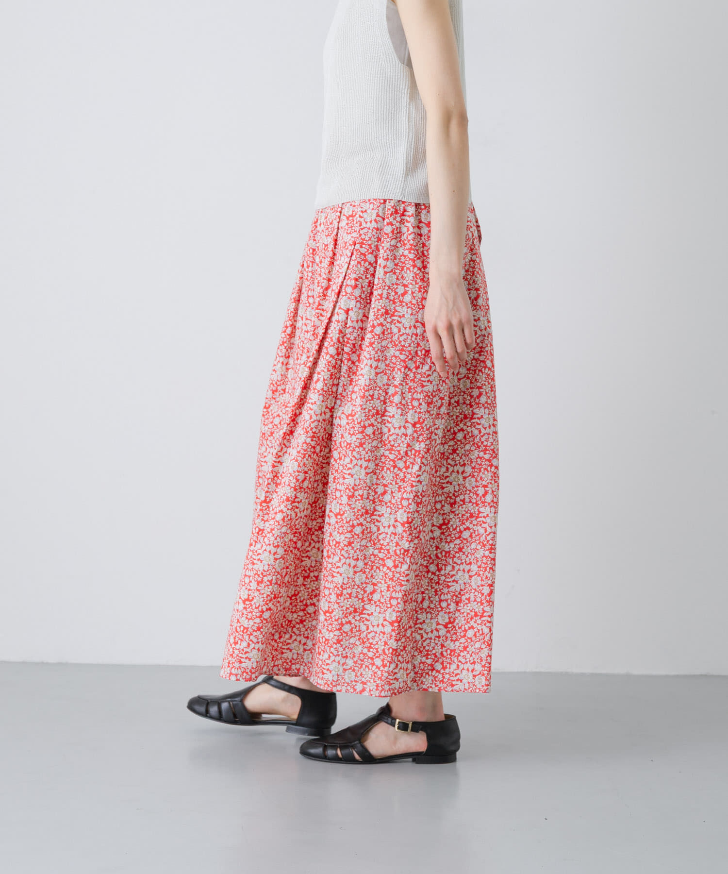 かぐれ「リバティプリントスカート」|スカート|