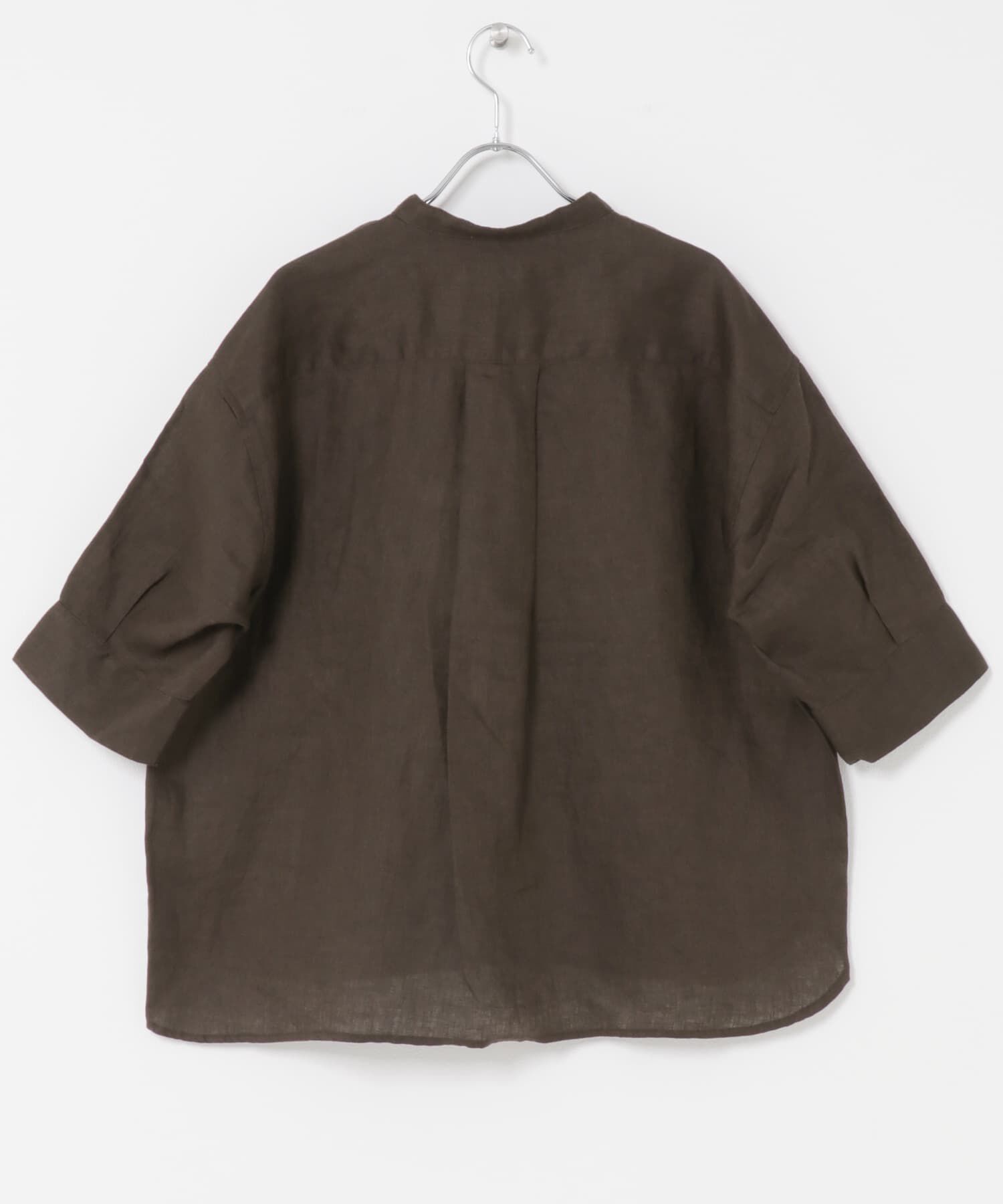 URBAN RESEARCH DOORS「FORK&SPOON　フレンチリネンショートスリーブシャツ」|シャツ・ブラウス|