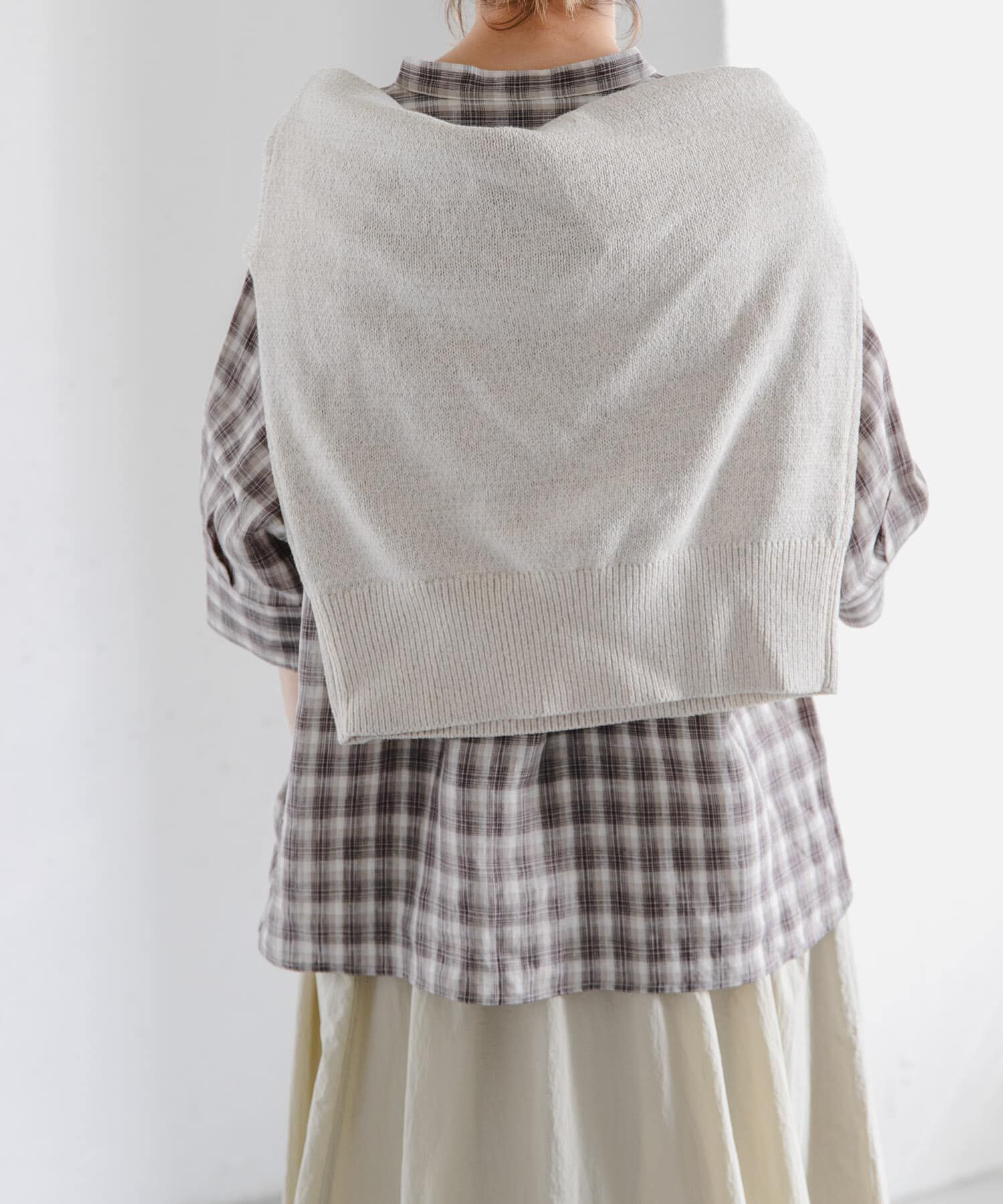 URBAN RESEARCH DOORS「FORK&SPOON　フレンチリネンショートスリーブシャツ」|シャツ・ブラウス|