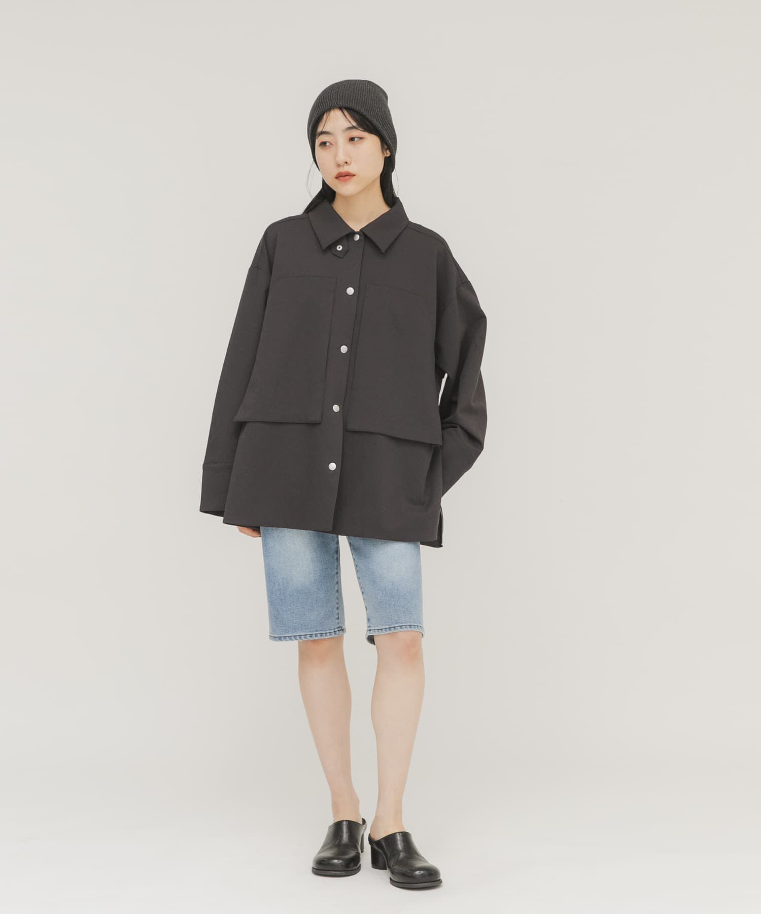  「リブニットビーニー」|ニット帽|