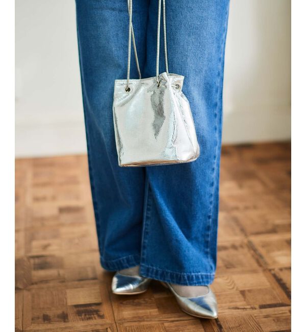 le.coeur blanc「スネークチェーンメタリックミニバッグ」|ショルダー・メッセンジャー|
