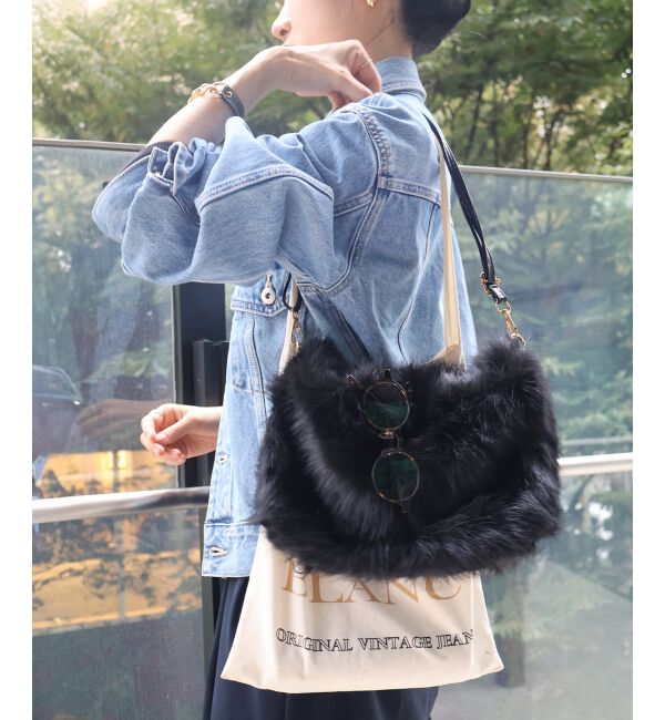  「《ランキング1位》フェイクファー2WAYバッグ」|ハンドバッグ|