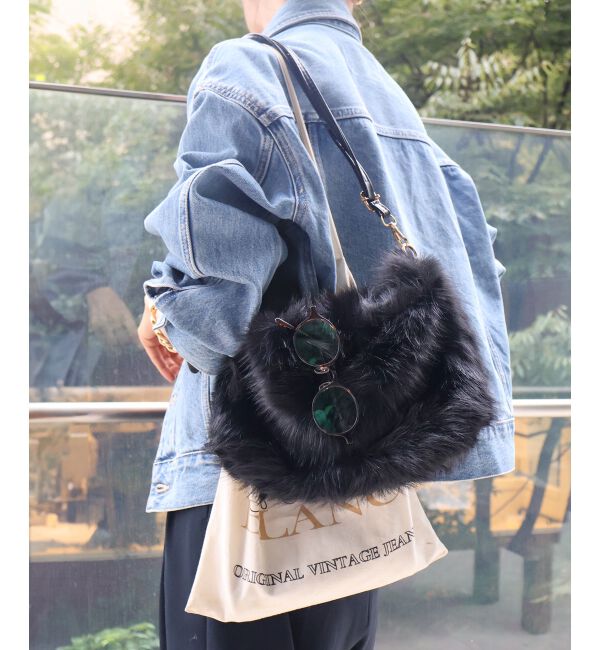  「《ランキング1位》フェイクファー2WAYバッグ」|ハンドバッグ|