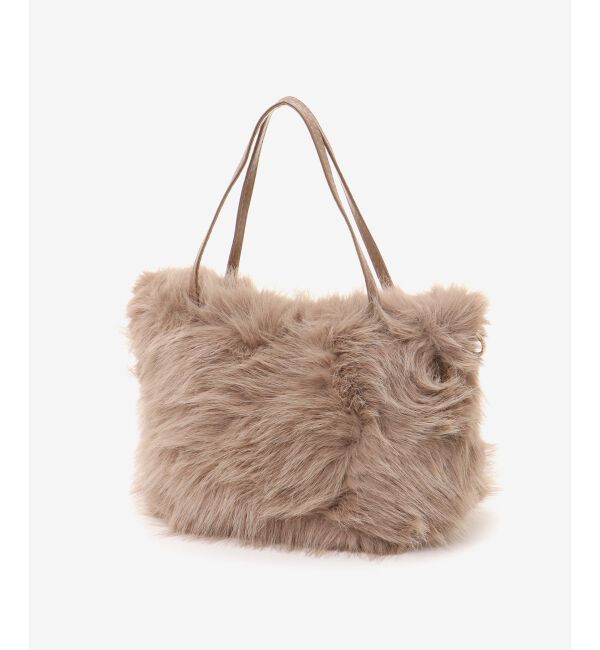  「《ランキング1位》フェイクファー2WAYバッグ」|ハンドバッグ|