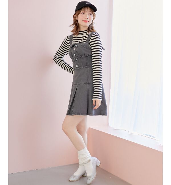 MAJESTICLEGON「ボックスプリーツミニスカパン」|キュロット|