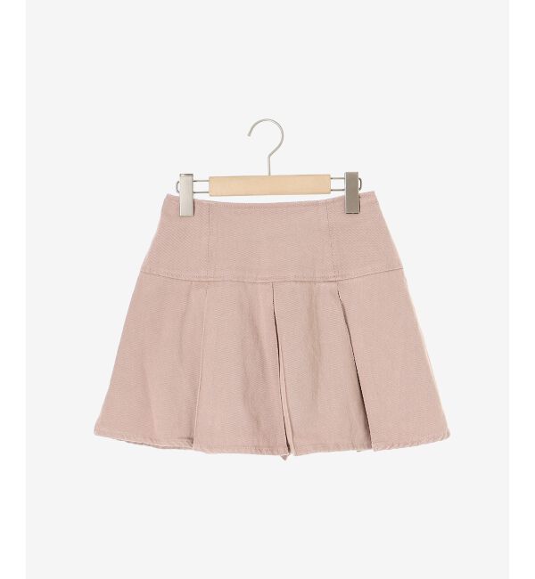 MAJESTICLEGON「ボックスプリーツミニスカパン」|キュロット|