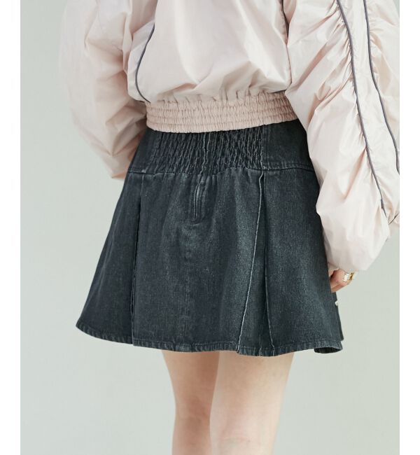 MAJESTICLEGON「ボックスプリーツミニスカパン」|キュロット|