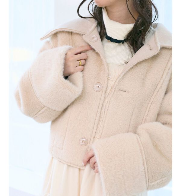  「リバーシブルビッグカラーブルゾン」|ブルゾン・スタジャン|