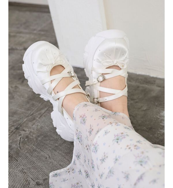  「キラキラサテンバレエスニーカー」|その他|