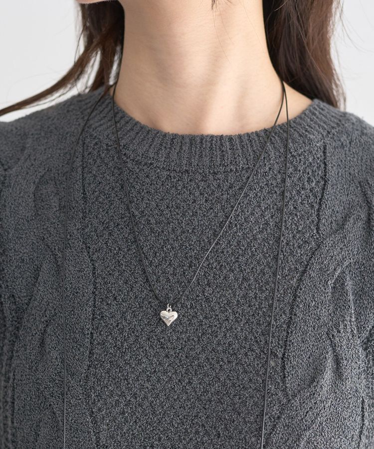 earth music&ecology「ハートコードネックレス」|ネックレス|