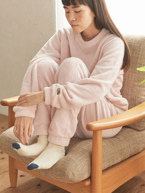  「【FRUIT OF THE LOOM】ボアルームウエア」|ルームウェア|ピンク