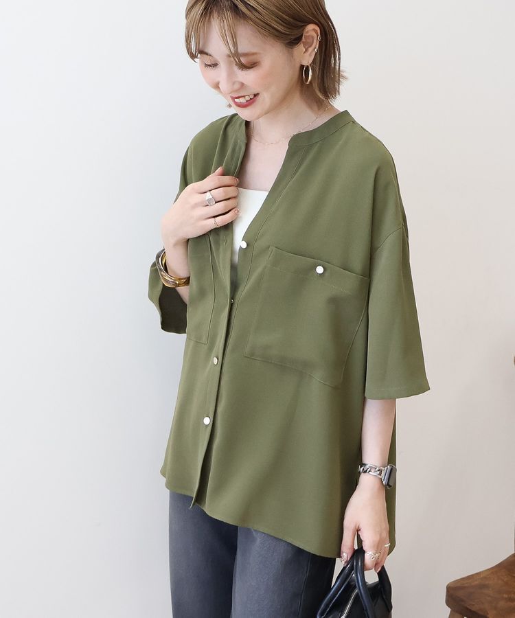 AMERICAN HOLIC「ミリタリーWポケットスキッパーシャツ」|シャツ・ブラウス|