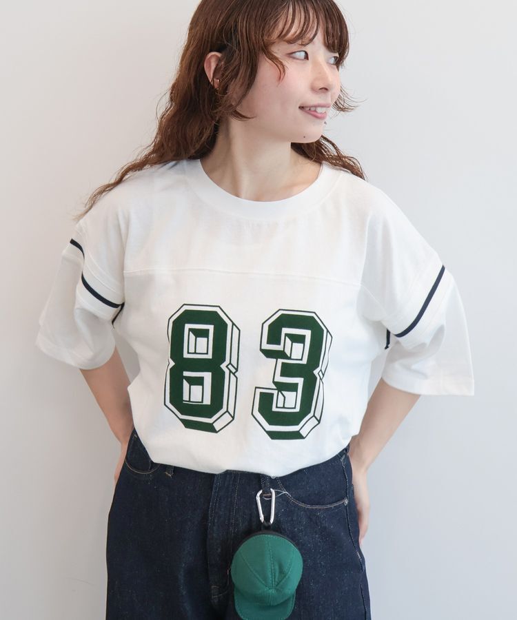 AMERICAN HOLIC「【RUSSELL】フットボールTシャツ」|Tシャツ・カットソー|