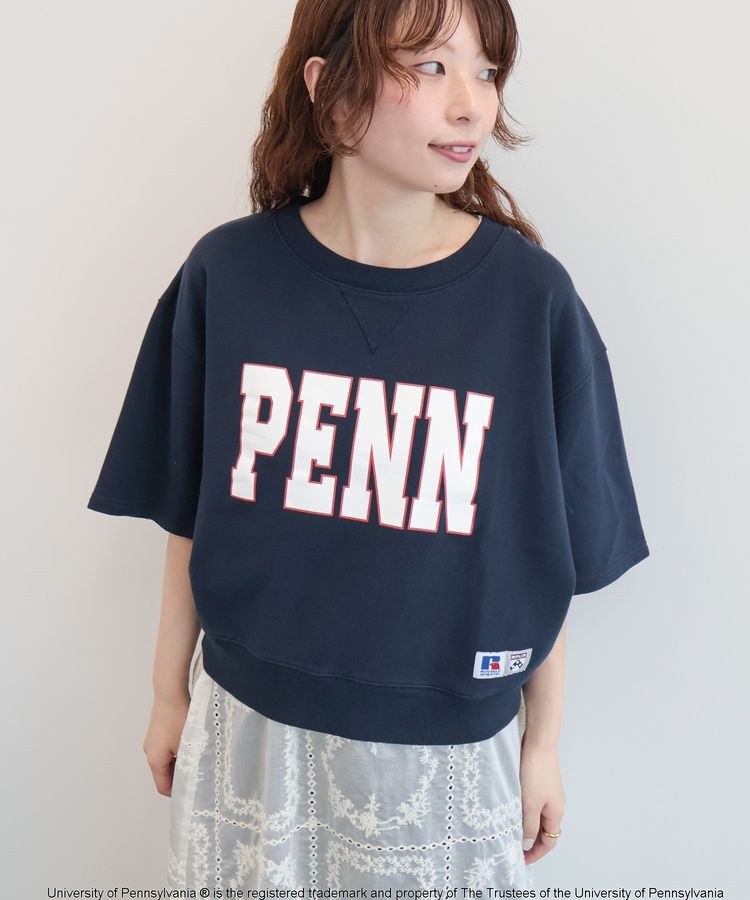 AMERICAN HOLIC「【RUSSELL&times;PENN】半袖スウェット」|スウェット・ジャージ|Navy
