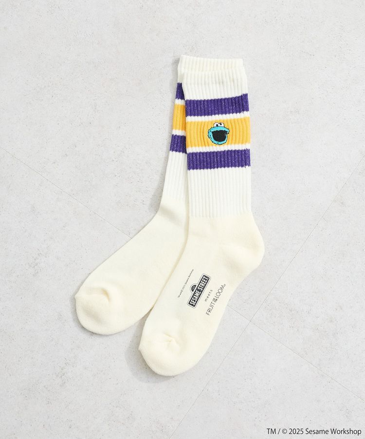Green Parks「セサミストリートミーツオブザルーム ソックス」|その他|Purple