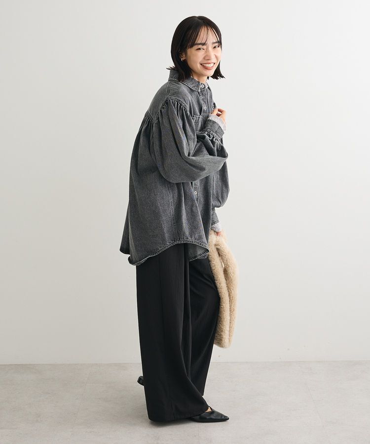 Green Parks「・SUGAR SPOON ボリュームスリーブデニムシャツ」|シャツ・ブラウス|