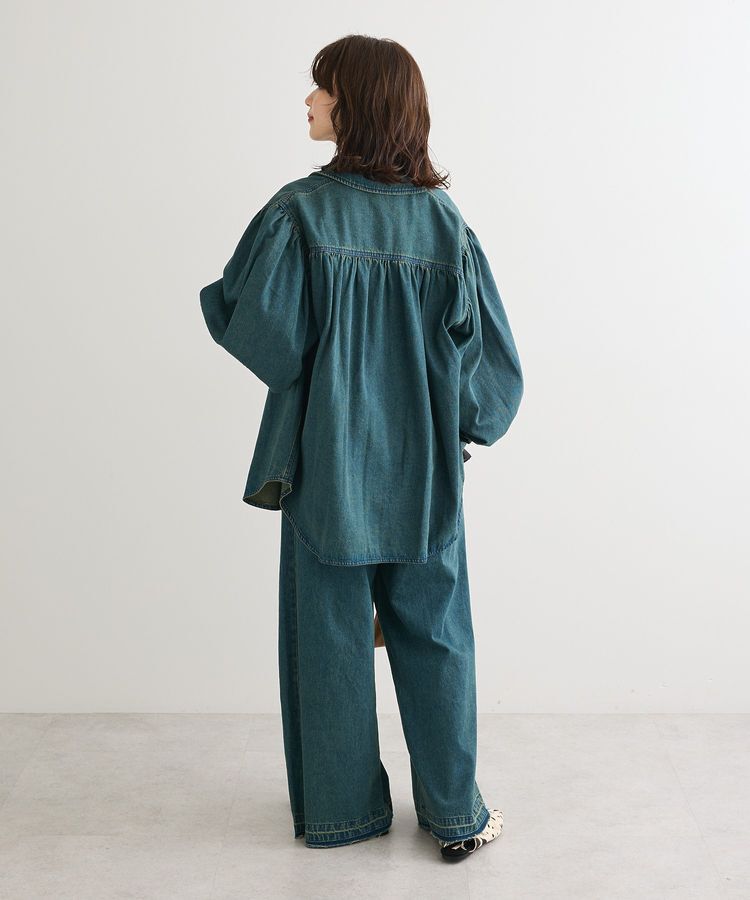 Green Parks「・SUGAR SPOON ボリュームスリーブデニムシャツ」|シャツ・ブラウス|
