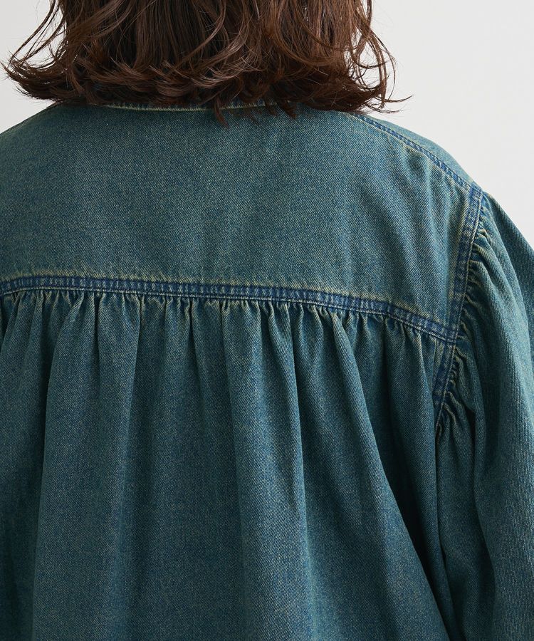 Green Parks「・SUGAR SPOON ボリュームスリーブデニムシャツ」|シャツ・ブラウス|