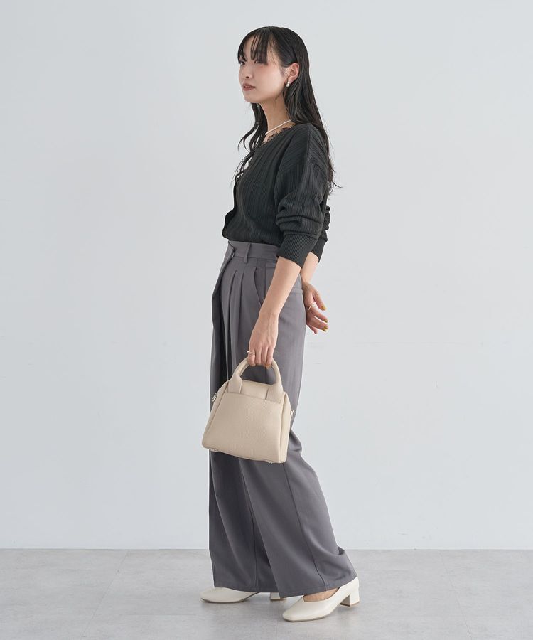 Green Parks「レースドッキングニットカーディガン」|カーディガン|