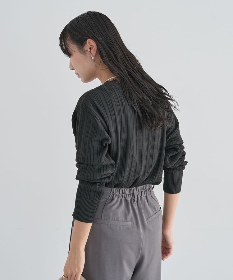 Green Parks「レースドッキングニットカーディガン」|カーディガン|