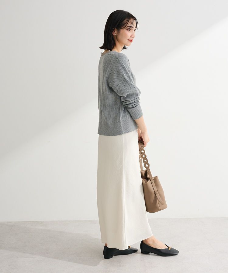 Green Parks「レースドッキングニットカーディガン」|カーディガン|