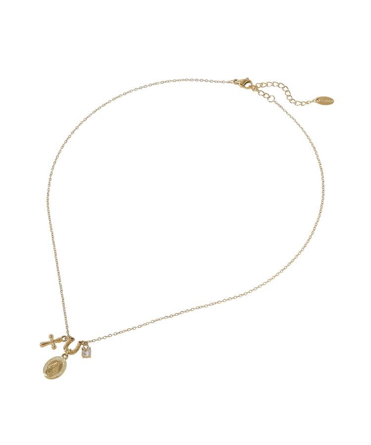 Green Parks「【ステンレス】トップマルチチャームネックレス」|ネックレス|Gold