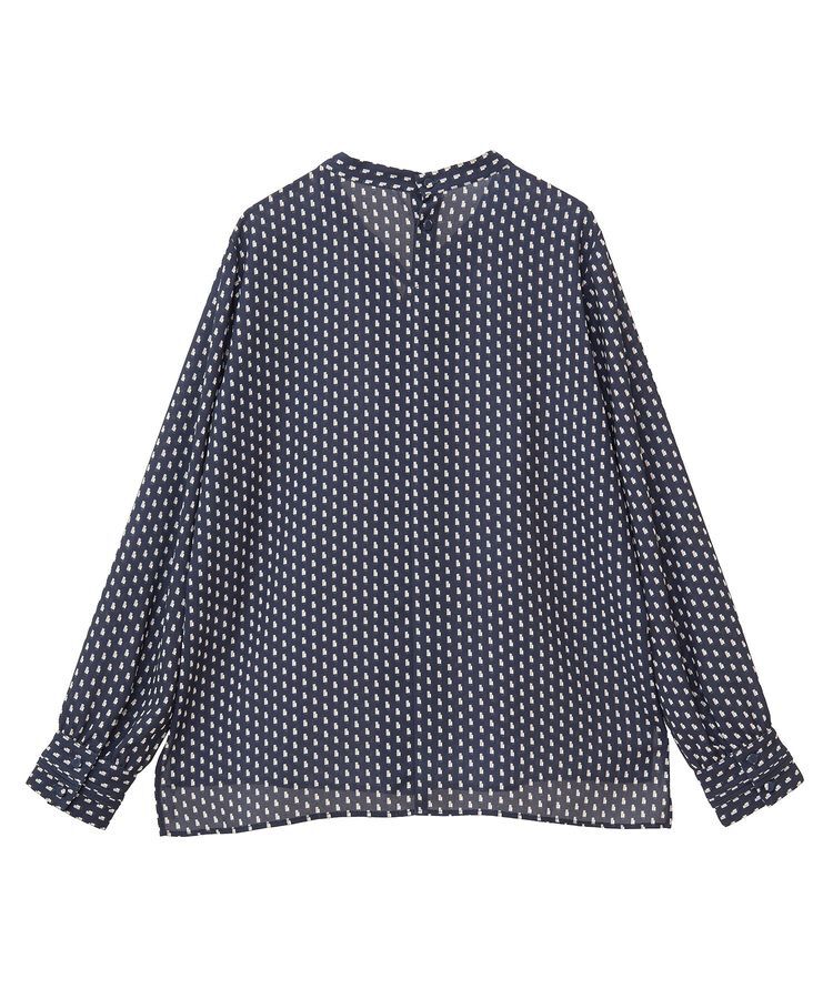 YECCA VECCA「ジオメ柄ボウタイブラウス」|シャツ・ブラウス|