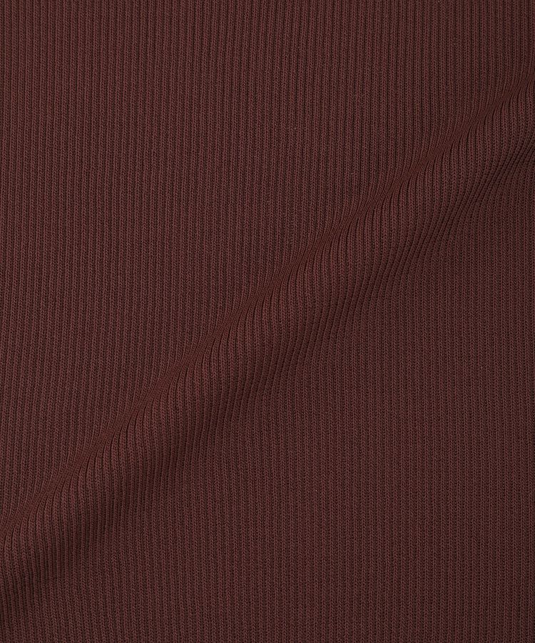 YECCA VECCA「5分袖リブニット」|ニット・セーター|