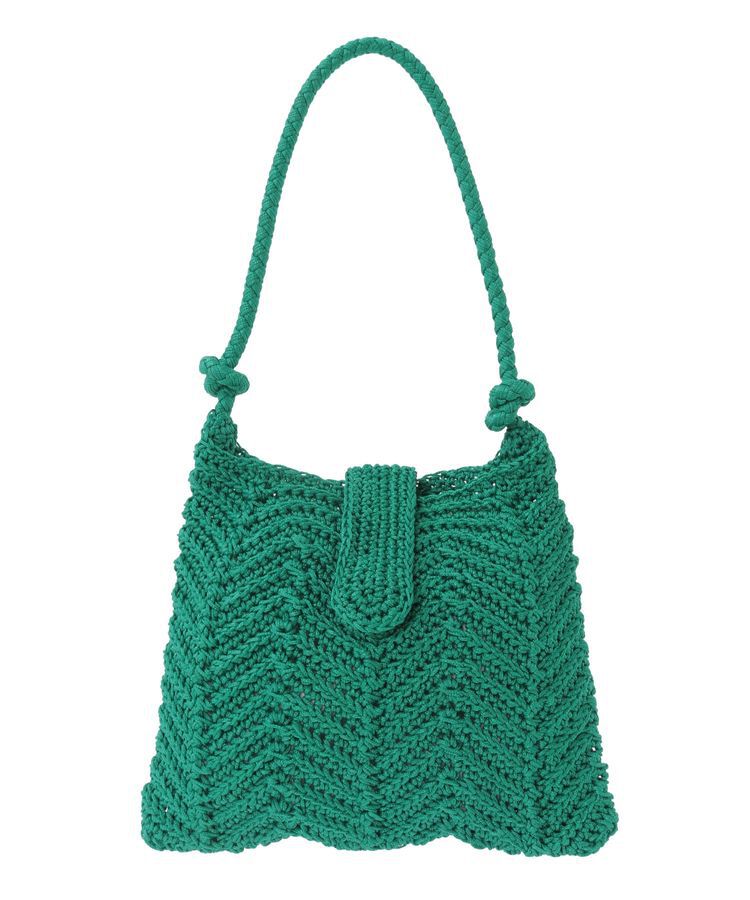 YECCA VECCA「【cache cache】山波編みトート」|トートバッグ|