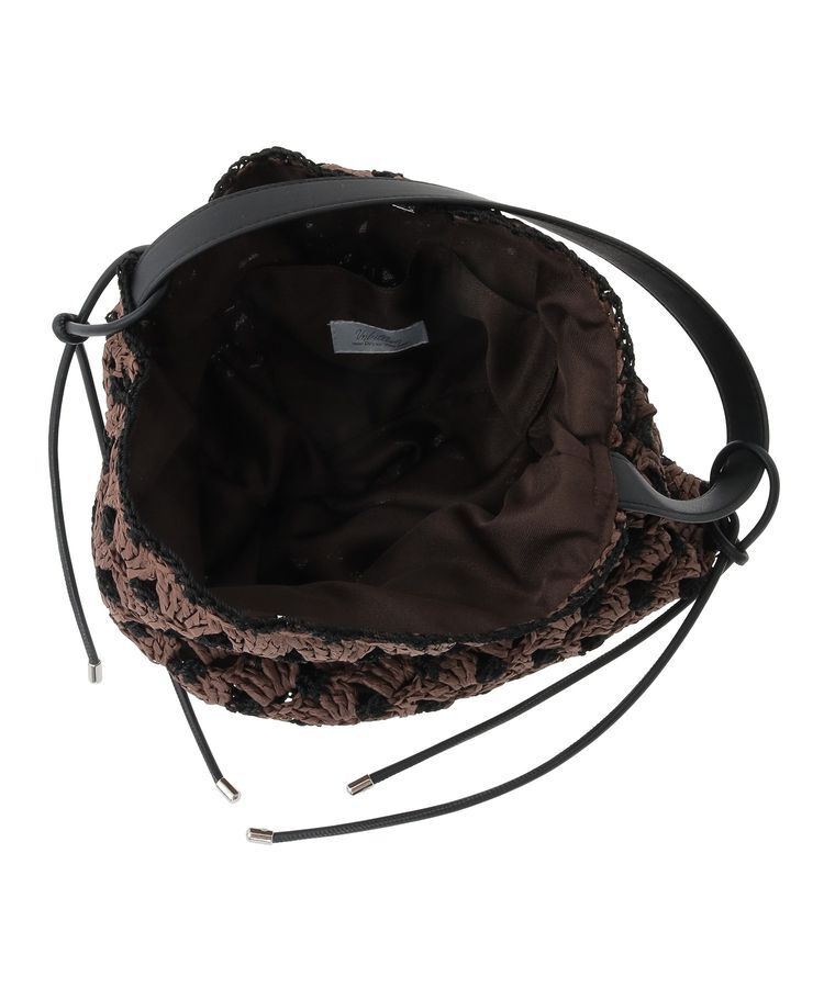 YECCA VECCA「【cache cache】配色編みワンハンドルトート」|トートバッグ|