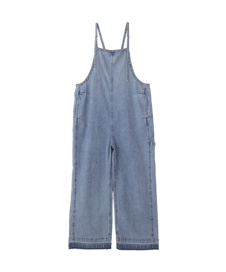 Editt by YECCA VECCA「綿麻デニムサロペット」|オールインワン|