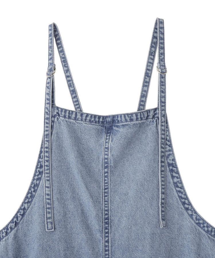 Editt by YECCA VECCA「綿麻デニムサロペット」|オールインワン|