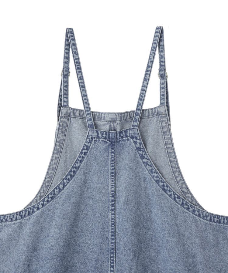 Editt by YECCA VECCA「綿麻デニムサロペット」|オールインワン|