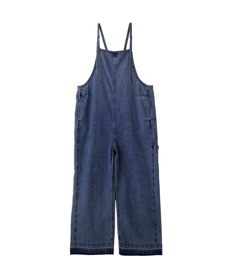 Editt by YECCA VECCA「綿麻デニムサロペット」|オールインワン|