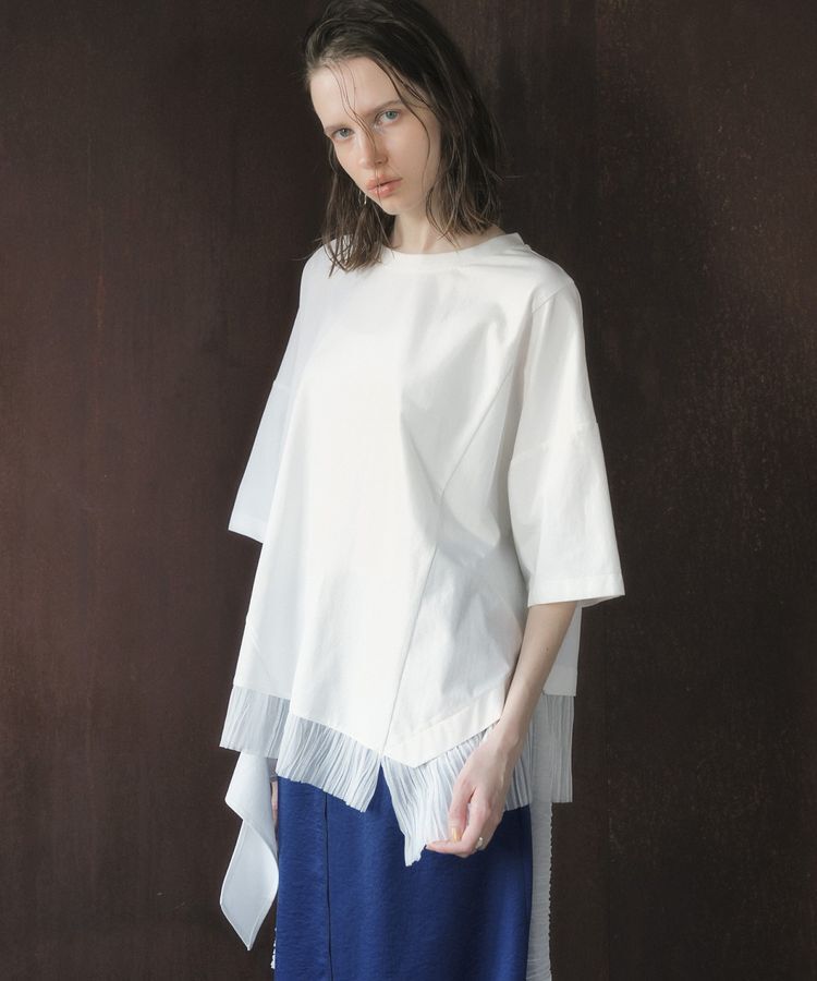 Editt by YECCA VECCA「裾アシメデザインプルオーバー」|Tシャツ・カットソー|
