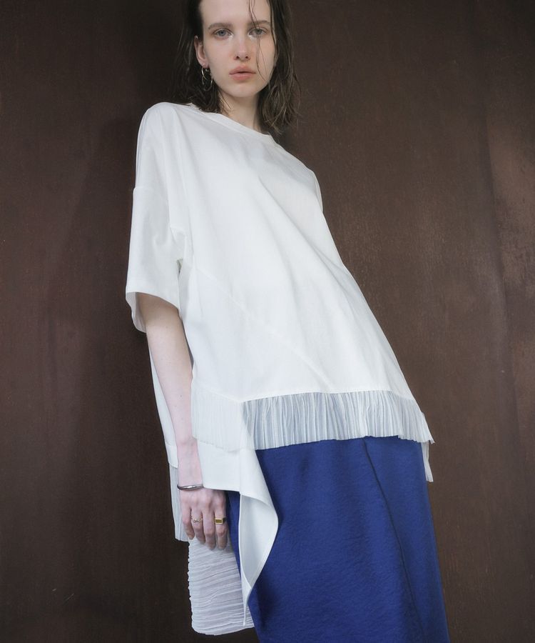 Editt by YECCA VECCA「裾アシメデザインプルオーバー」|Tシャツ・カットソー|