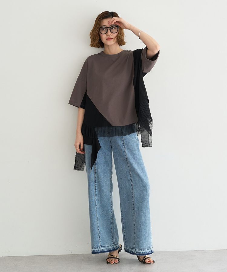 Editt by YECCA VECCA「裾アシメデザインプルオーバー」|Tシャツ・カットソー|