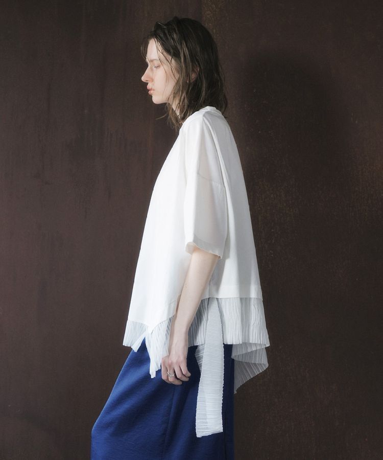 Editt by YECCA VECCA「裾アシメデザインプルオーバー」|Tシャツ・カットソー|