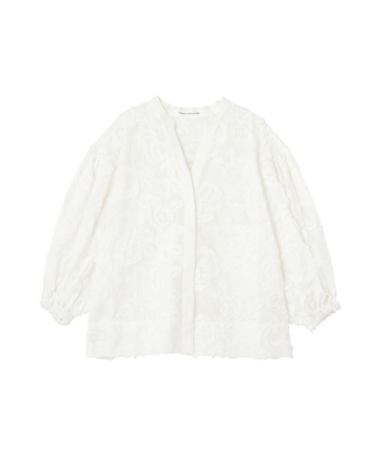 GARAGE OF GOOD CLOTHING「ジャガードボリュームスリーブブラウス」|シャツ・ブラウス|