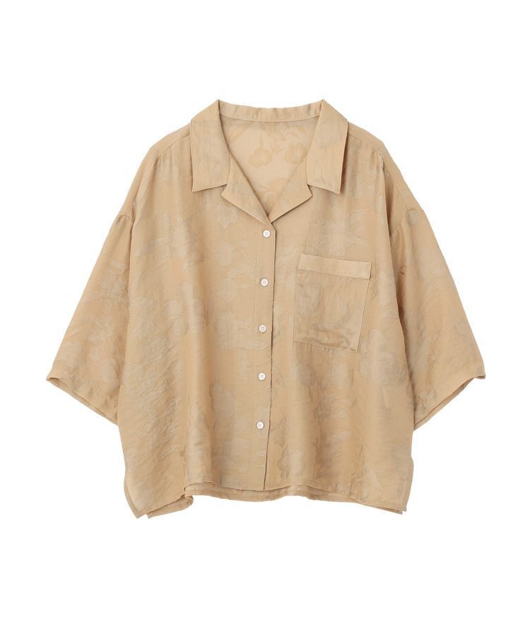 GARAGE OF GOOD CLOTHING「シアージャガード開襟ハーフスリーブシャツ」|シャツ・ブラウス|