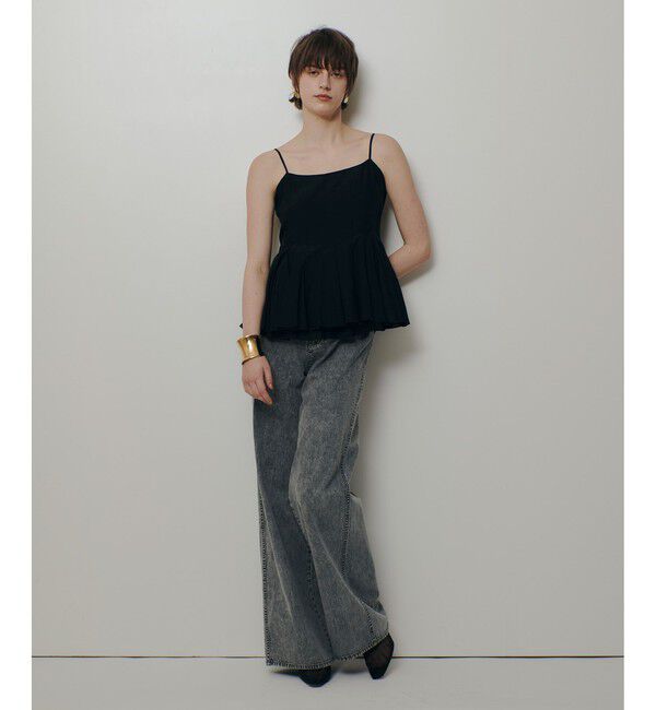 allureville「【ATELIER Line】リライムローンペプラムキャミソール」|キャミソール|