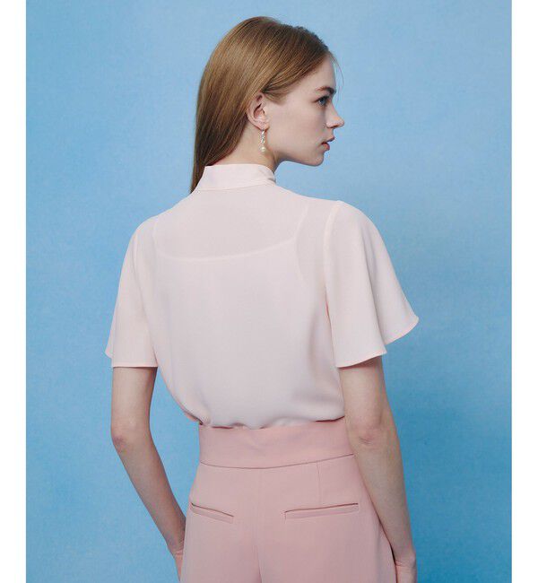 LOULOU WILLOUGHBY「【LOULOU WILLOUGHBY】ペタルフリルフレアスリーブブラウス」|シャツ・ブラウス|