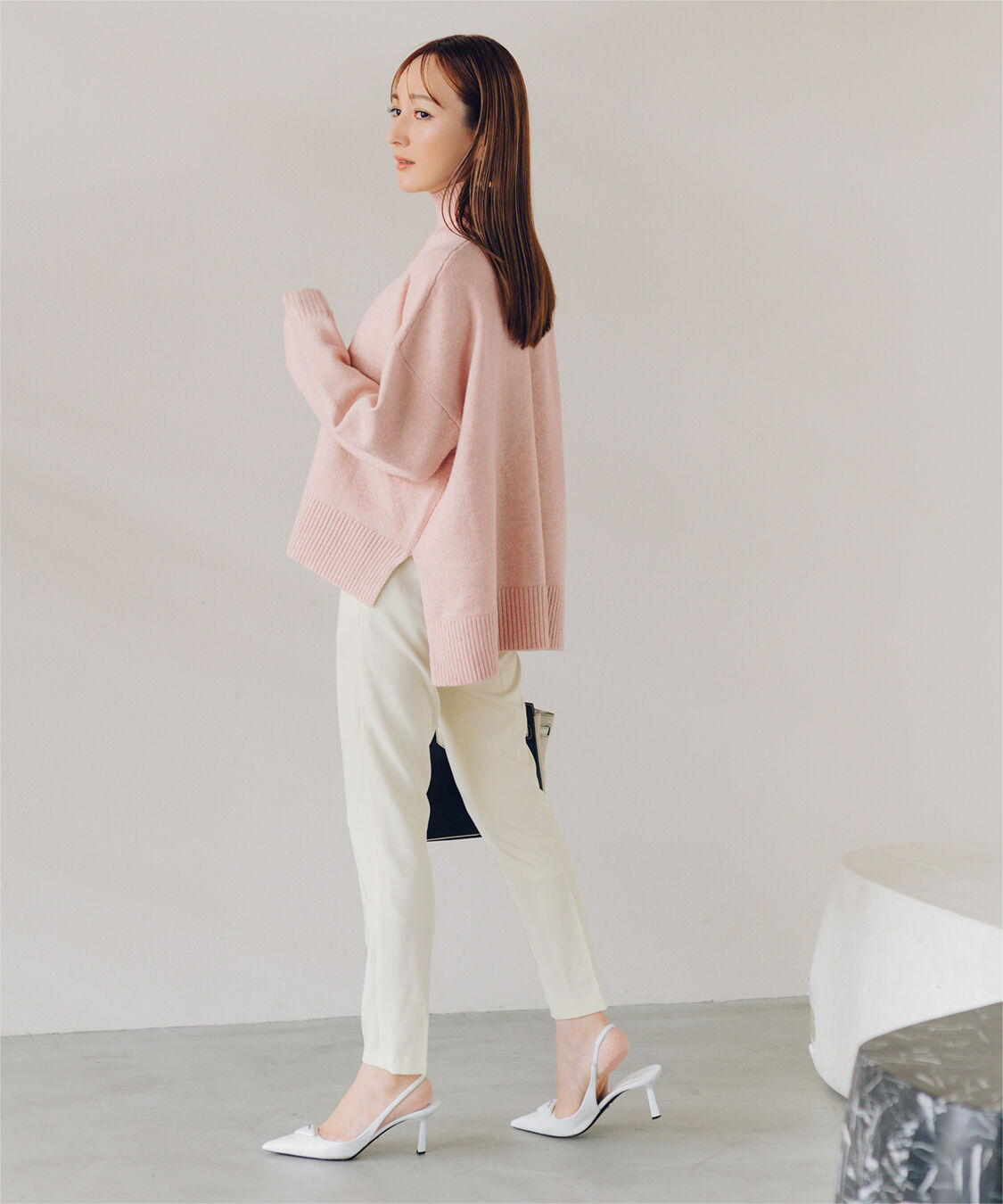 ur's「【星玲奈さんコラボアイテム】カラースティックパンツ」|スラックス|