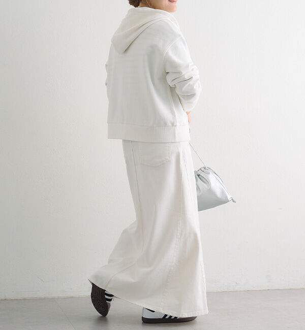  「ダブルジップ裏毛スウェットパーカー」|パーカー|