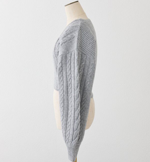  「ケーブルニットアンサンブル」|ニット・セーター|